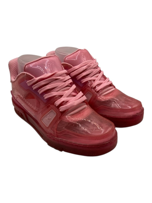 Louis Vuitton Shoe Size 6 Pink Low Top lace up Transparent Sneakers Pink / 6