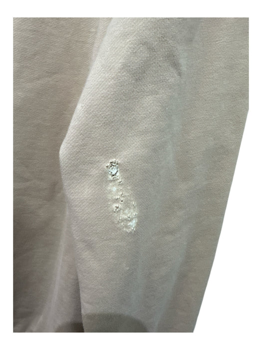 Hugo Boss Size L Beige Cotton Graphic Hoodie Men's Jacket Beige / L