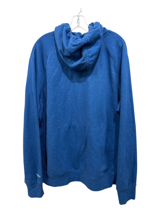 Carhartt Size XL Blue & Orange Cotton Graphic Hoodie Men's Jacket Blue & Orange / XL