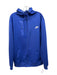Nike Size XXL Blue Cotton Solid Zipper Men's Jacket Blue / XXL