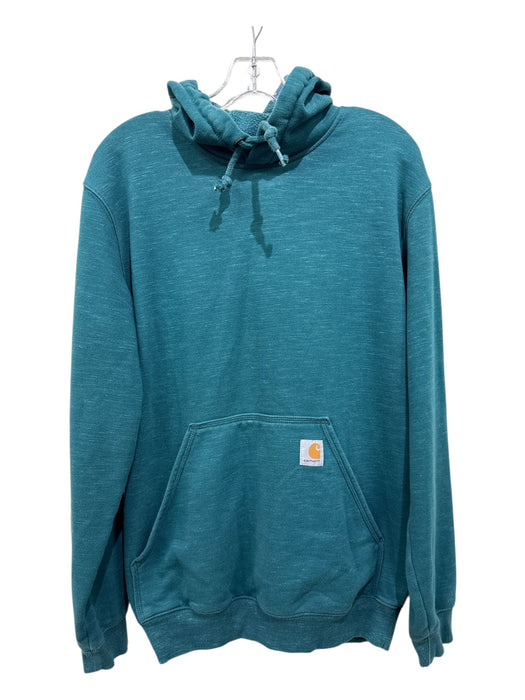Carhartt Size S Green Cotton Solid Hoodie Men's Jacket Green / S