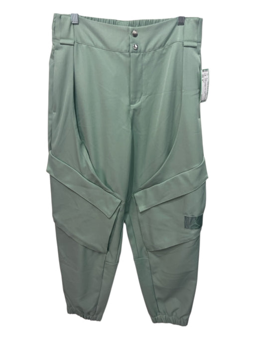 Jordan Size M Green Synthetic Solid Jogger Men's Pants Green / M