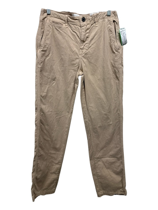 Billy Reid Size 31 Beige Cotton Blend Solid Khakis Men's Pants Beige / 31