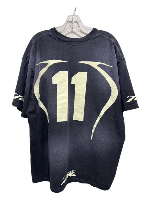 Hellstar Size XL Faded Black Cotton logo T Shirt Men's Short Sleeve Faded Black / XL