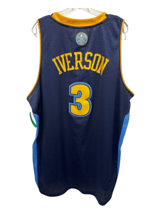 Adidas Size 2XL Blue Synthetic Mesh Athletic Basketball Men's Tank Top Blue / 2XL