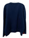 Karl Lagerfeld Size XXL Navy Synthetic Mesh Sweatshirt Crew Long Sleeve Shirt Navy / XXL