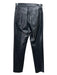 Agolde Size 23 Black Leather Blend PU Leather Solid High Rise Straight Pants Black / 23