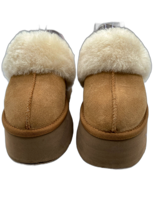 Ugg Shoe Size 5 Brown Suede Shearling logo strap Slingback Platform Shoes Brown / 5