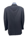 Oscar de la Renta Black Wool Solid Double Breasted Men's Blazer Black / 37