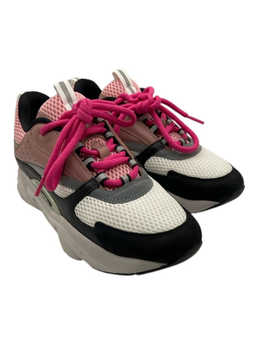 Christian Dior Shoe Size 40 White, Pink, Multi Synthetic Low Top Sneakers White, Pink, Multi / 40