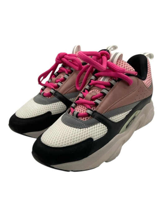 Christian Dior Shoe Size 40 White, Pink, Multi Synthetic Low Top Sneakers White, Pink, Multi / 40