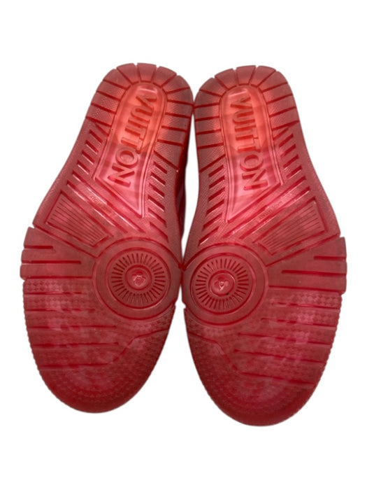 Louis Vuitton Shoe Size 8 Pink Silicone Low Top lace up Transparent Sneakers Pink / 8