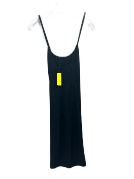 Everlane Size S Black Triacetate Spaghetti Strap Criss Cross Round Neck Dress Black / S