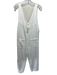 Mavi Size XS White Cotton & Viscose Wide Strap V Neck Front Pockets Jumpsuit White / XS
