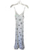 Rails Size XS White & Black Rayon Blend Spaghetti Strap stars Button Front Dress White & Black / XS