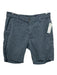 AG Size 30 Blue Cotton Striped Khakis Men's Shorts Blue / 30
