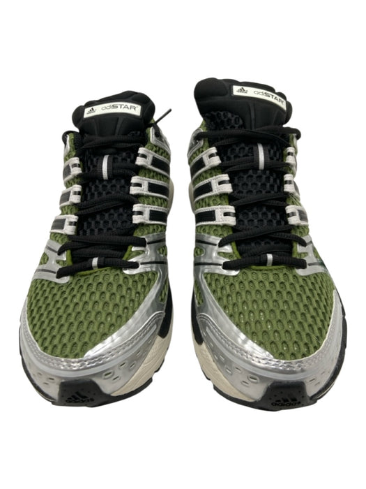 Adidas Shoe Size 8 Like New Green & Silver Synthetic Mesh Sneaker Men's Shoes Green & Silver / 8