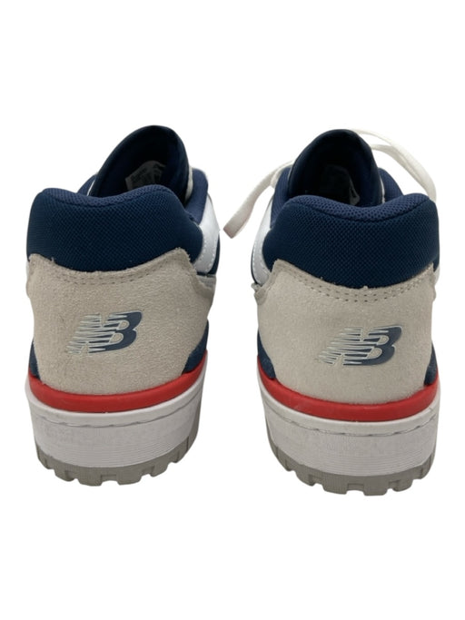 New Balance Shoe Size 8 Like New White & Red Leather Solid Sneaker Men's Shoes White & Red / 8