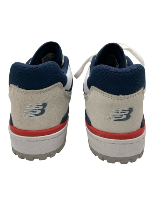 New Balance Shoe Size 8 Like New White & Red Leather Solid Sneaker Men's Shoes White & Red / 8