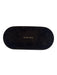 Fendi Black Acetate Oval Rectangle Yellow Tint Sunglasses Black
