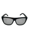 Saint Laurent Black & Brown Acetate Rectangle Tortoise Tinted Lens Sunglasses Black & Brown