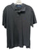 Polo Size XL Dark Gray Cotton Solid Polo Men's Short Sleeve Dark Gray / XL