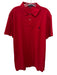 Polo Size XL Red Cotton Solid Polo Men's Short Sleeve Red / XL