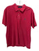 Polo Size L Light Red Cotton Solid Polo Men's Short Sleeve Light Red / L