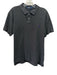 Polo Size XL Dark Gray Cotton Solid Polo Men's Short Sleeve Dark Gray / XL