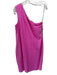Vince Size L Bubblegum Pink Cotton One Shoulder Side Zip Shift Dress Bubblegum Pink / L