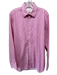 Ted Baker Size 16 Pink & White All Over Print Button Down Long Sleeve Shirt Pink & White / 16