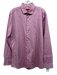 Boss Size 16 Purple & White Cotton All Over Print Button Down Long Sleeve Shirt Purple & White / 16