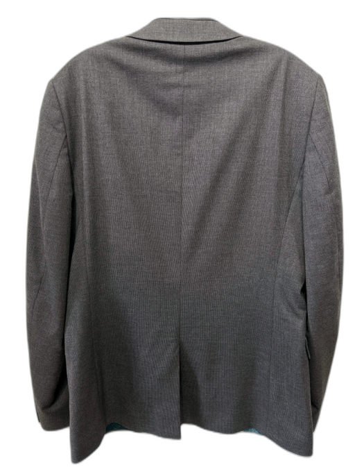 Ted Baker Gray Polyester Solid 2 Button Men's Blazer Gray / 3