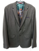Ted Baker Gray Polyester Solid 2 Button Men's Blazer Gray / 3