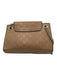 Gucci Beige Leather Gold Tone Hardware Guccissima Embossed Chain Strap Bag Beige / Small