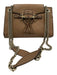 Gucci Beige Leather Gold Tone Hardware Guccissima Embossed Chain Strap Bag Beige / Small