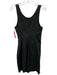 Prada Size Est S Black Missing Fabric Tag Sleeveless Paneled Side Zip Dress Black / Est S