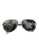 Ray Ban AS IS Silver & Green Metal Aviator Men's Sunglasses Silver & Green