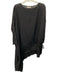Ivan Grundahl Size 38 Black Cotton & Silk Long Sleeve Sheer Ruffles Dress Black / 38