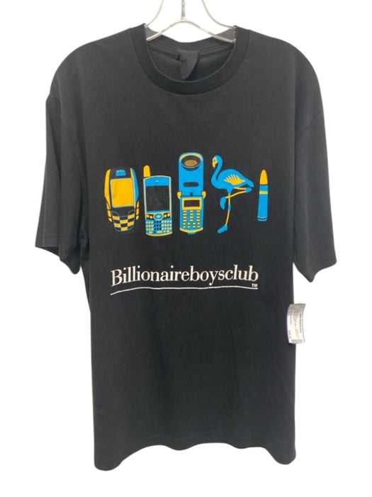Billionaire Boys Club Size Est L Black Cotton Blend logo T shirt Short Sleeve Black / Est L