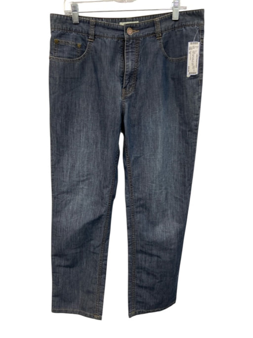 Burberry London Size 35 medium dark wash Cotton Blend Solid Jean Men's Pants medium dark wash / 35