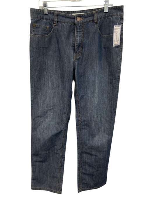 Burberry London Size 35 medium dark wash Cotton Blend Solid Jean Men's Pants medium dark wash / 35