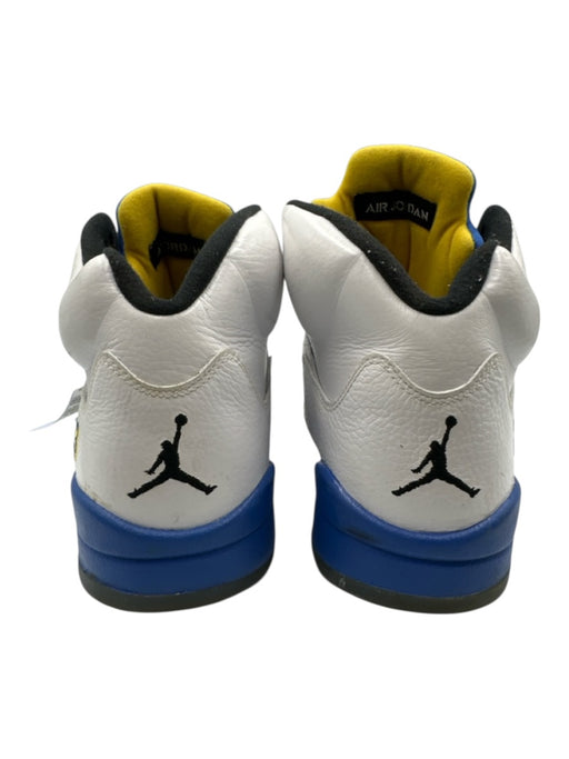 Jordan Shoe Size 10.5 AS IS White & Blue Leather Solid Sneaker Men's Shoes White & Blue / 10.5