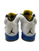 Jordan Shoe Size 10.5 AS IS White & Blue Leather Solid Sneaker Men's Shoes White & Blue / 10.5
