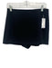 Amanda Uprichard Size Medium Black Polyester Side Slit Mini Skort Black / Medium