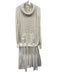 Daily Practice Size 3X Cream White Cotton & Polyester Waffle Knit Twofer Dress Cream White / 3X