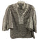 Anthropologie Size XS White, Brown & Red Cotton Lace Detail Abstract Floral Top White, Brown & Red / XS