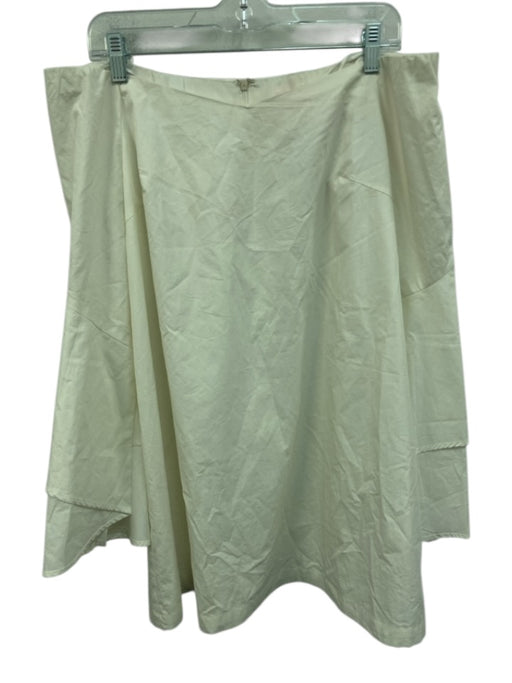 Re:named Size L White Cotton Off Shoulder 3/4 Sleeve Long Back Zip Top White / L
