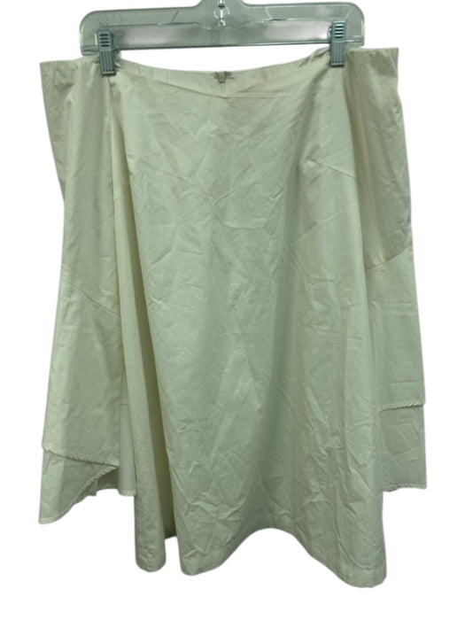 Re:named Size L White Cotton Off Shoulder 3/4 Sleeve Long Back Zip Top White / L