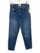 Frame Size 26 Medium Wash Cotton Denim High Rise Button & Zip Fly Slim Jeans Medium Wash / 26